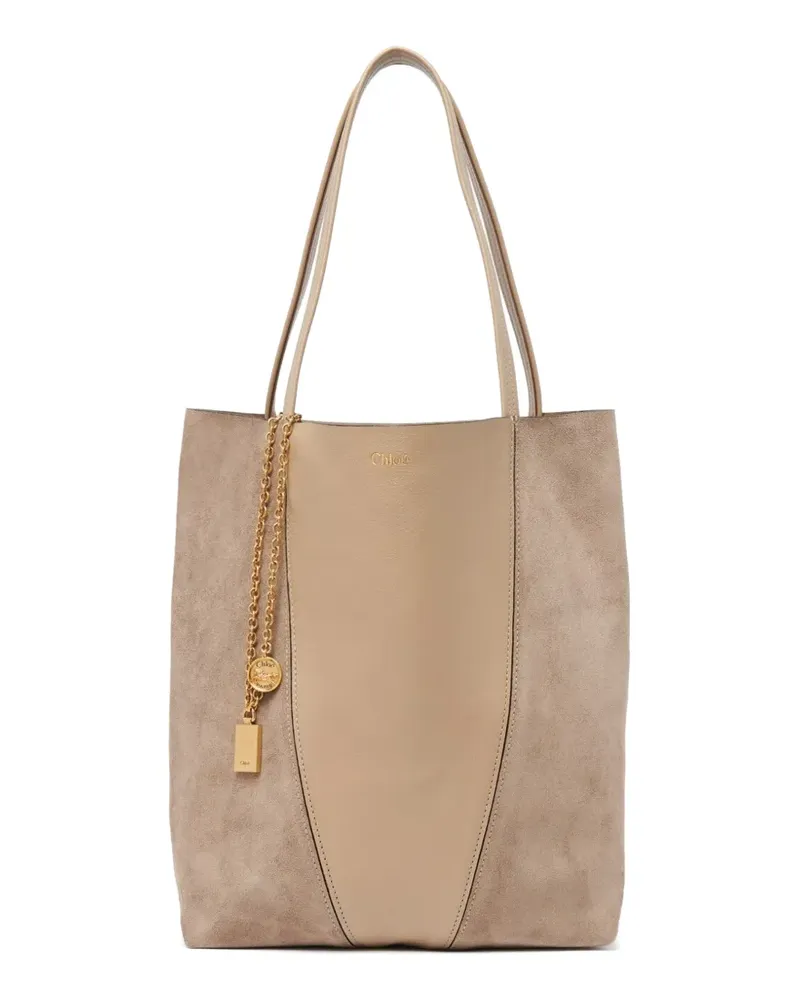 Chloé Tote Bag mit Einsätzen - Nude Nude