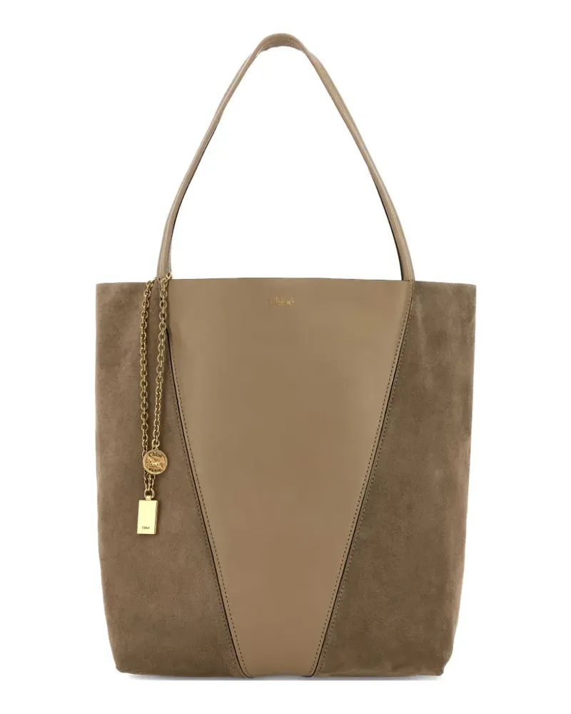 Chloé paneled tote bag - Nude Nude
