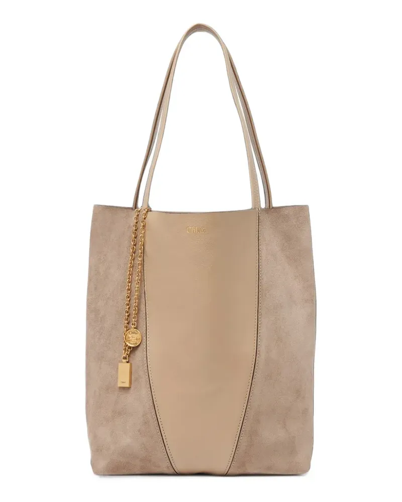 Chloé Tote Bag mit Einsätzen - Nude Nude