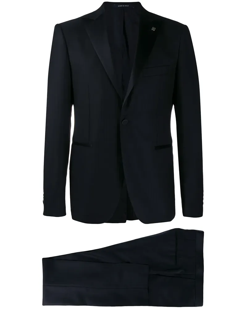 Tagliatore Smoking mit Nadelstreifen - Blau Blau