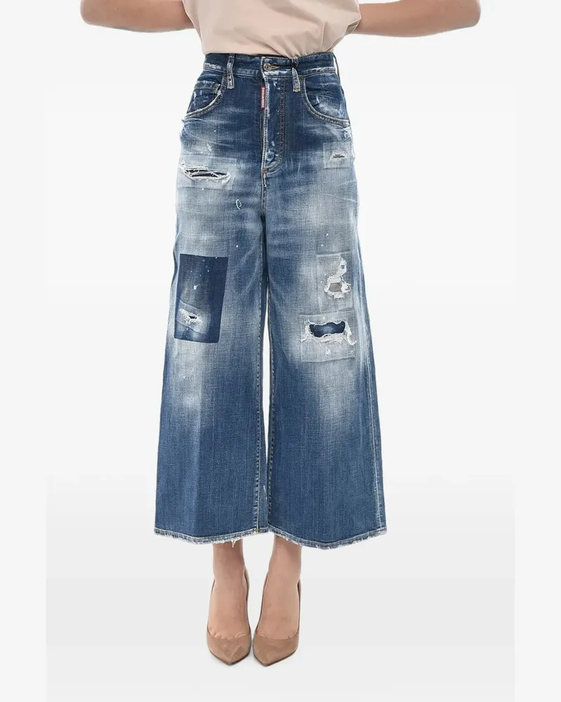 Dsquared2 distressed Page jeans - Blau Blau