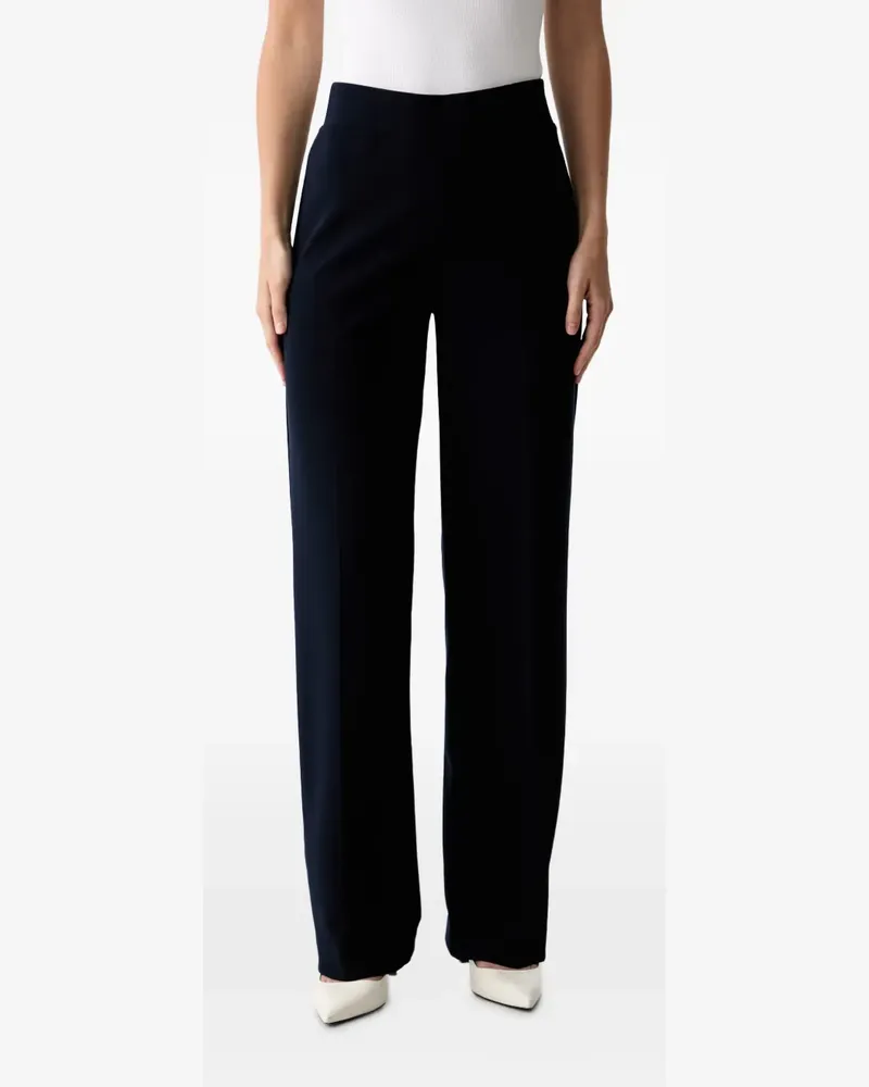 Joseph Ribkoff Weite Hose mit Bügelfalten - Blau Blau