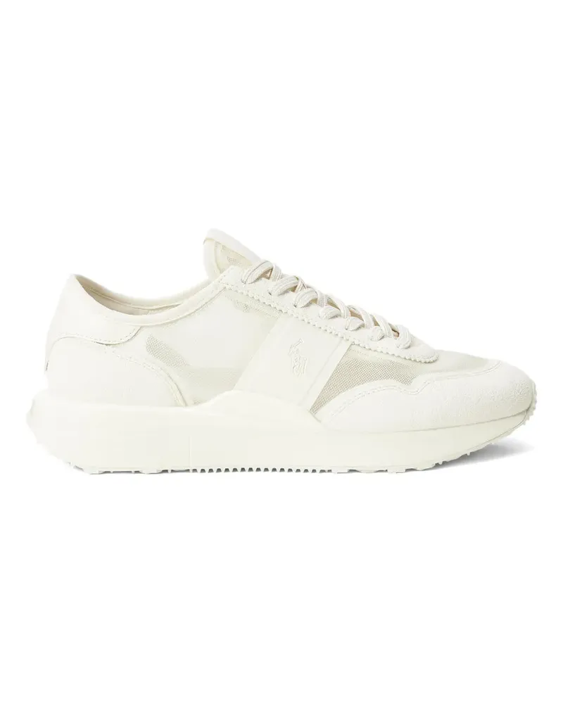 Ralph Lauren Train 89 tonal stripes sneakers - Weiß Weiß