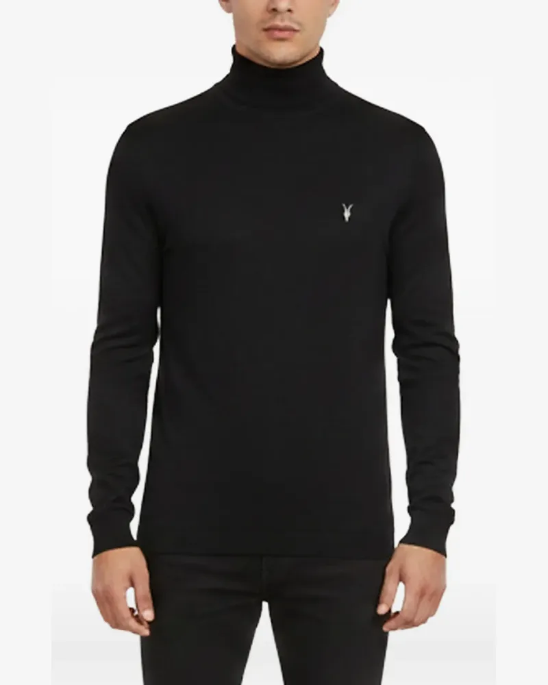 AllSaints Parlour roll-neck sweater - Schwarz Schwarz