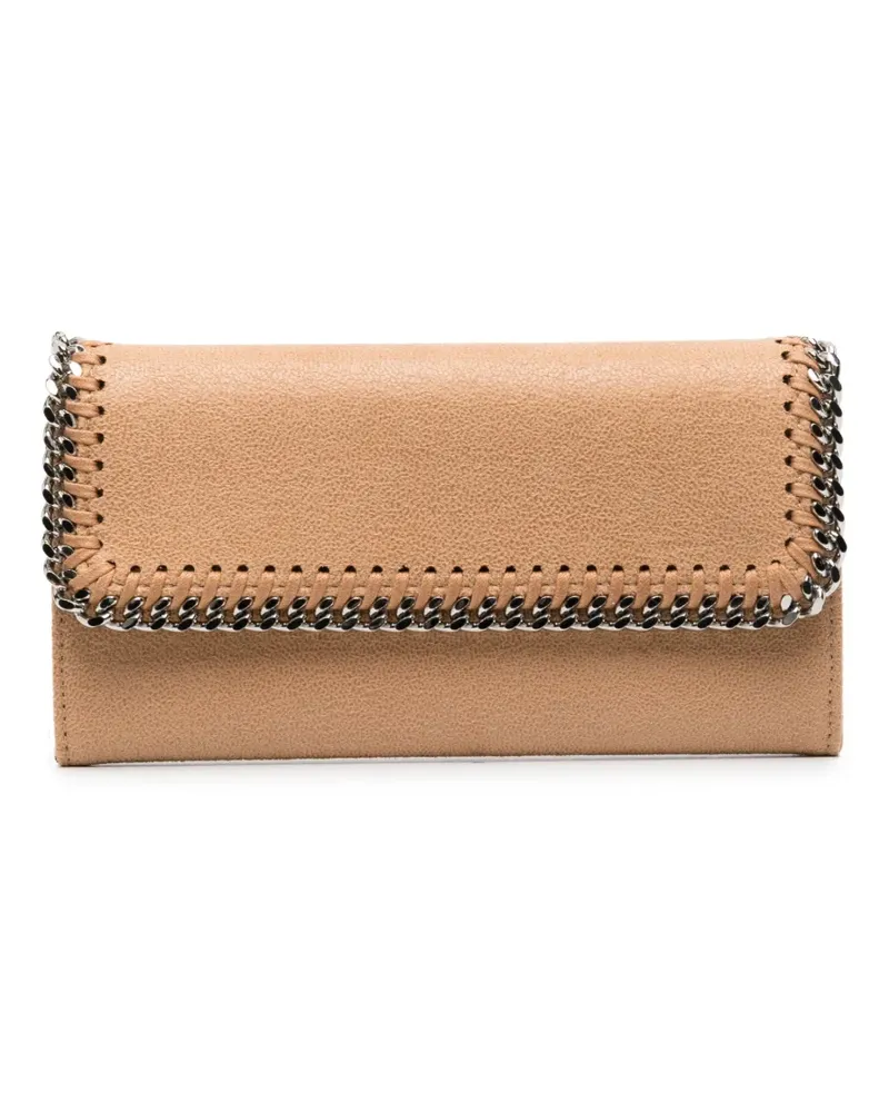 Stella McCartney Portemonnaie mit Kettendetail - Nude Nude