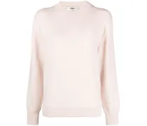 Pullover mit Rundhalsausschnitt - Nude