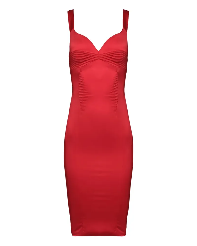 Murmur Haze Midikleid - Rot Rot