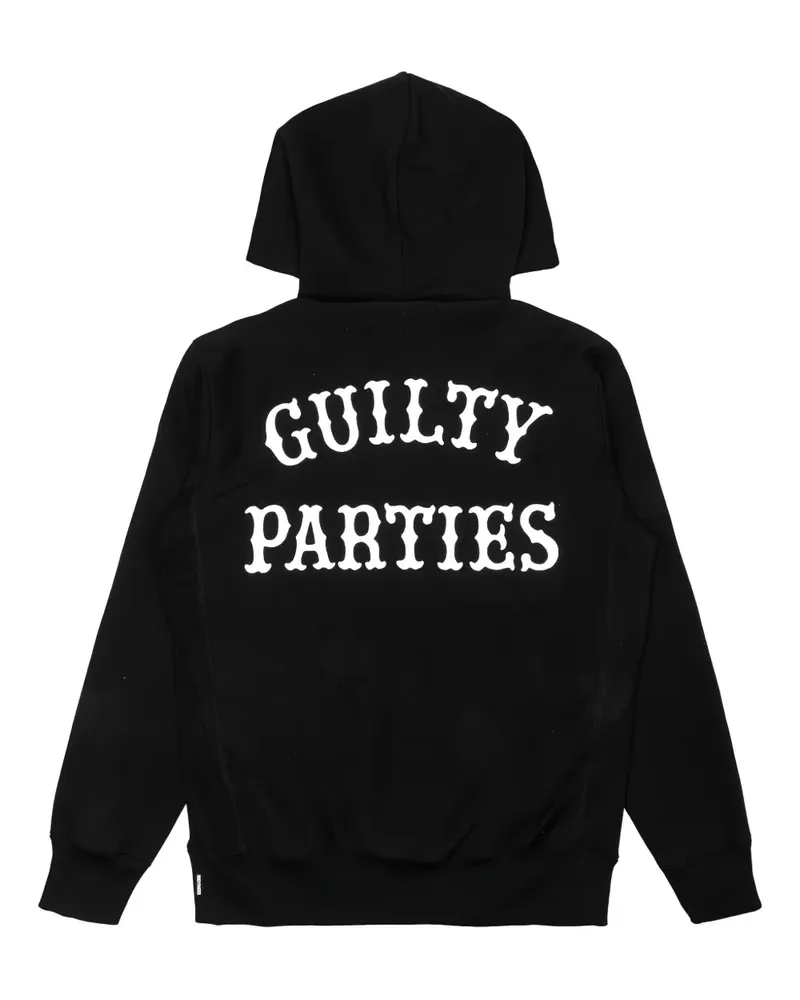 Wacko Maria Schwerer Hoodie mit Reißverschluss - Schwarz Schwarz