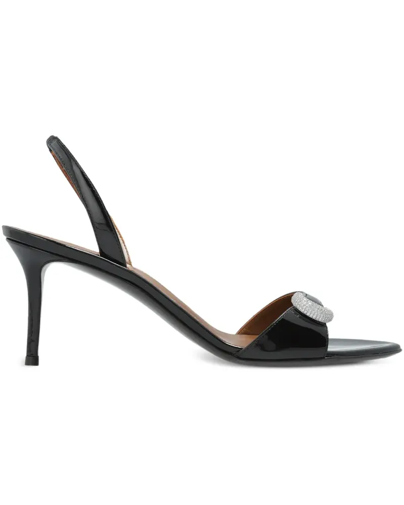 Giuseppe Zanotti Sandalen mit Kristallen 95mm - Schwarz Schwarz