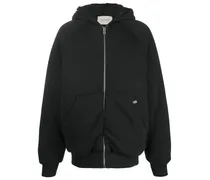 Bomberjacke mit Kapuze - Schwarz