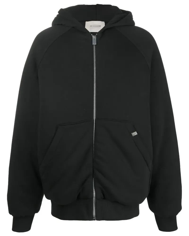 1017 ALYX 9SM Bomberjacke mit Kapuze - Schwarz Schwarz