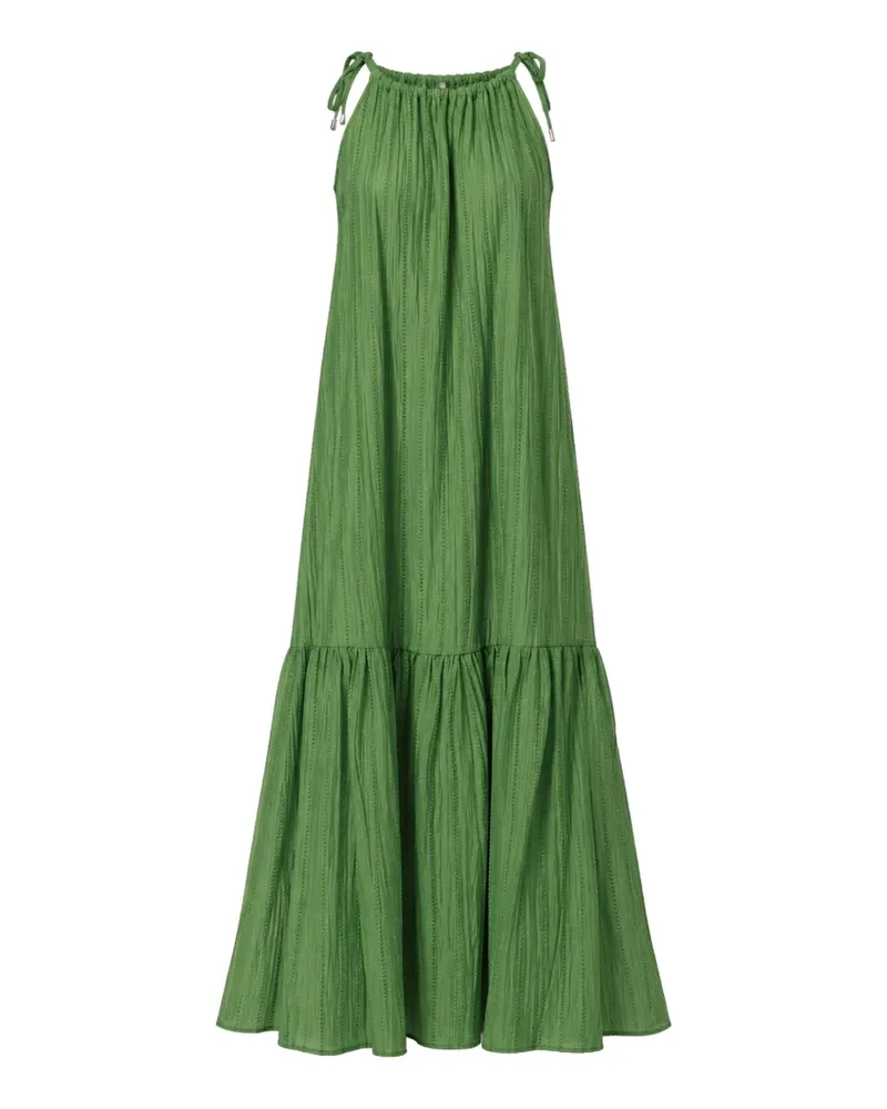 Liu Jo Maxikleid mit Rüschen - Grün Grün