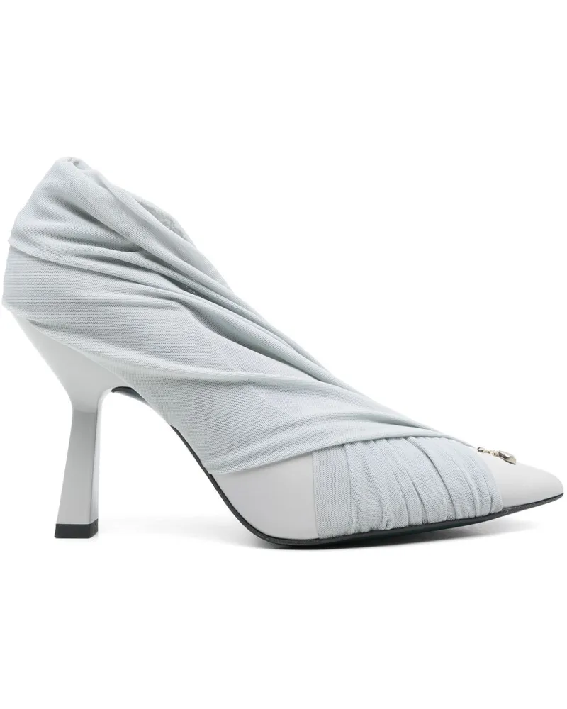 Patrizia Pepe Drapierte Pumps 100mm - Grau Grau