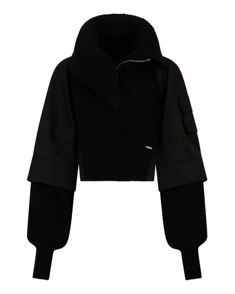 Dsquared2 Gerippter Snowball Pullover - Schwarz Schwarz