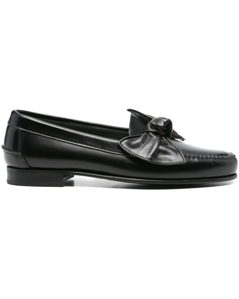 HEREU Loafer mit Schleifendetail - Schwarz Schwarz