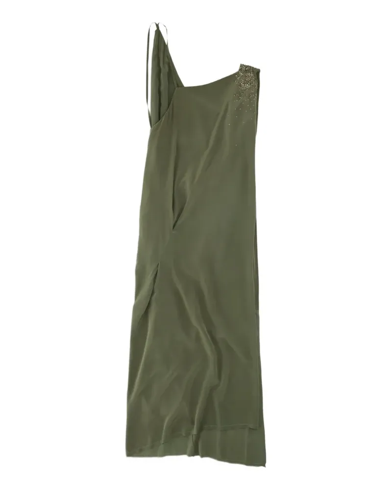 Fortela Azura bead-embroidered silk dress - Grün Grün