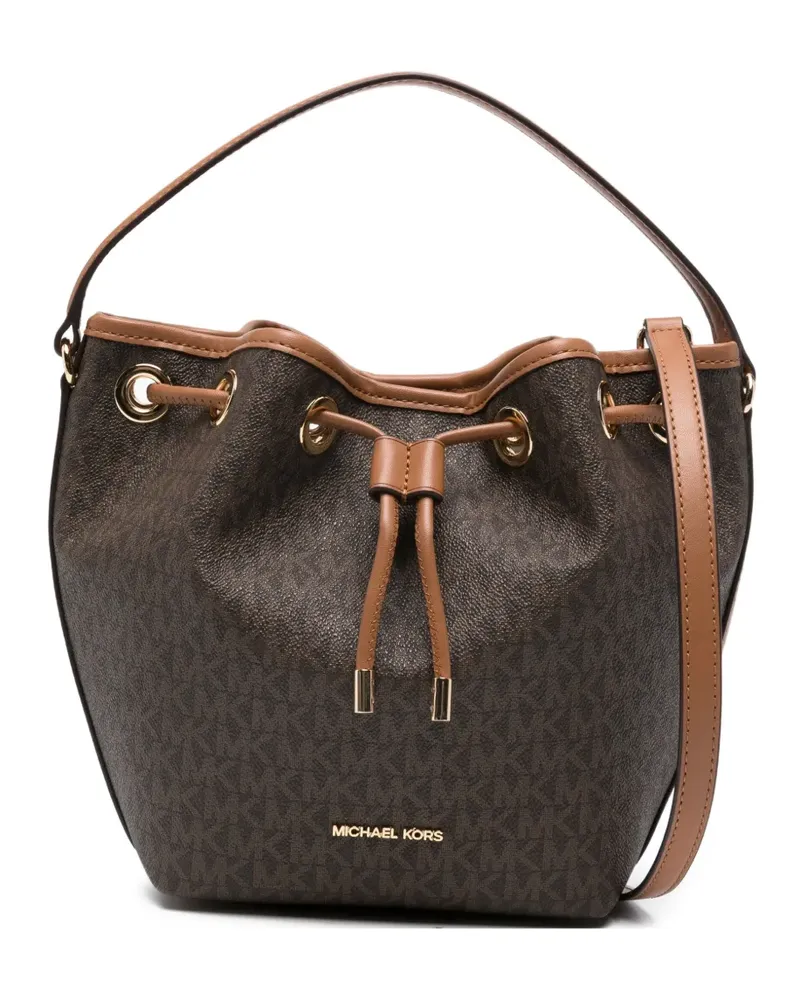 Michael Kors Satchel-Tasche mit Logo - Braun Braun