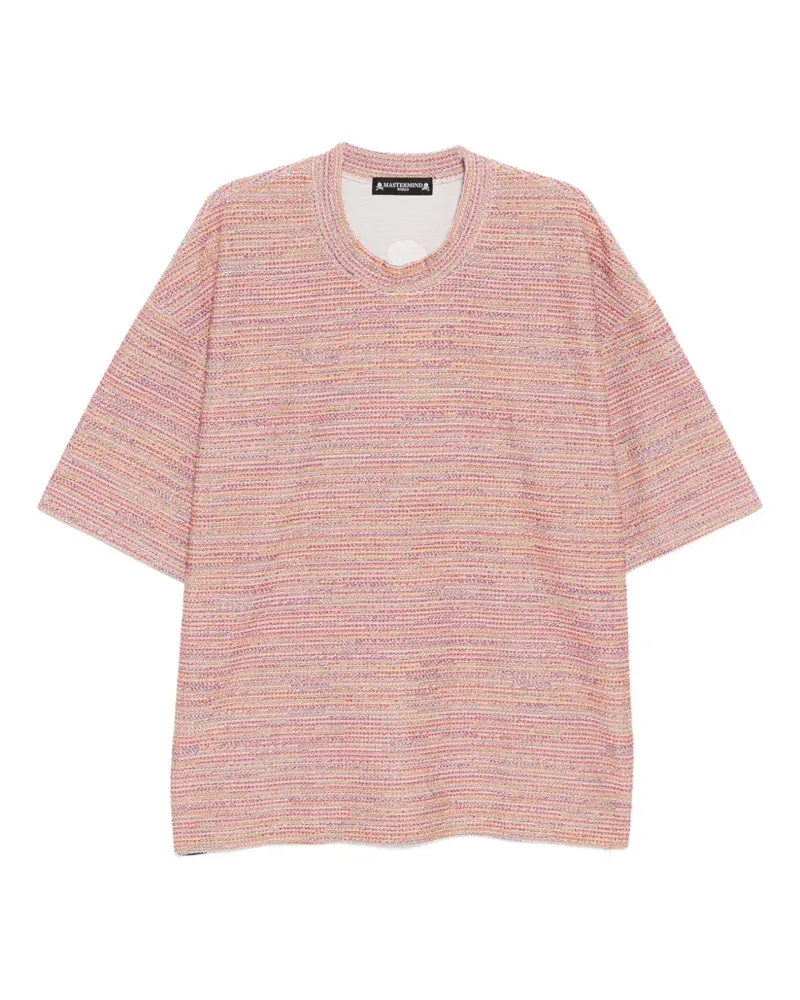 Mastermind World T-Shirt mit Logo-Stickerei - Rosa Rosa