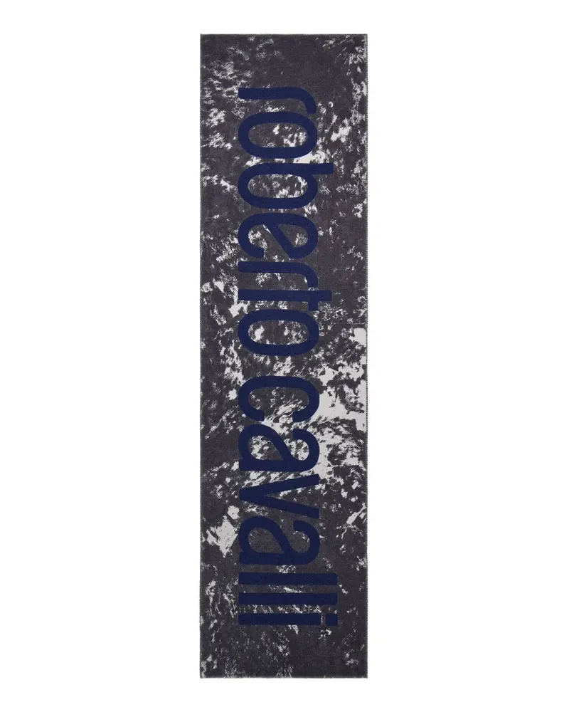 Roberto Cavalli Schal mit Appaloosa-Print - Blau Blau