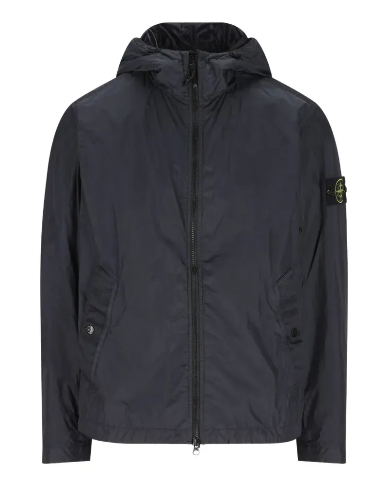 Stone Island Kapuzenjacke mit Reißverschluss - Blau Blau