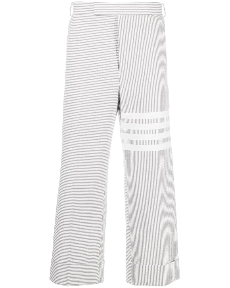 Thom Browne Klassische Hose mit Streifen Grau