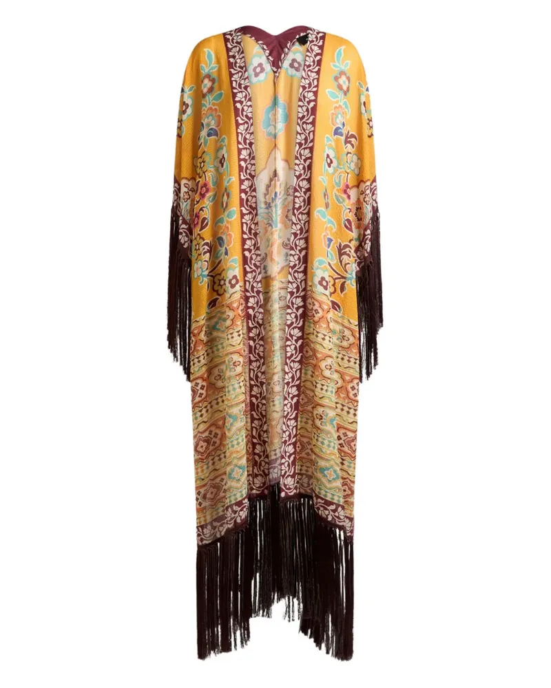 Etro Kaftan mit Print - Gelb Gelb