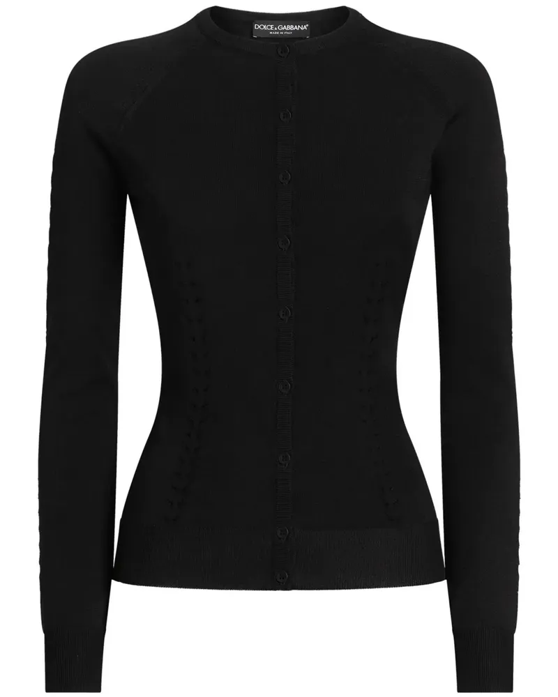 Dolce & Gabbana Klassischer Cardigan - Schwarz Schwarz