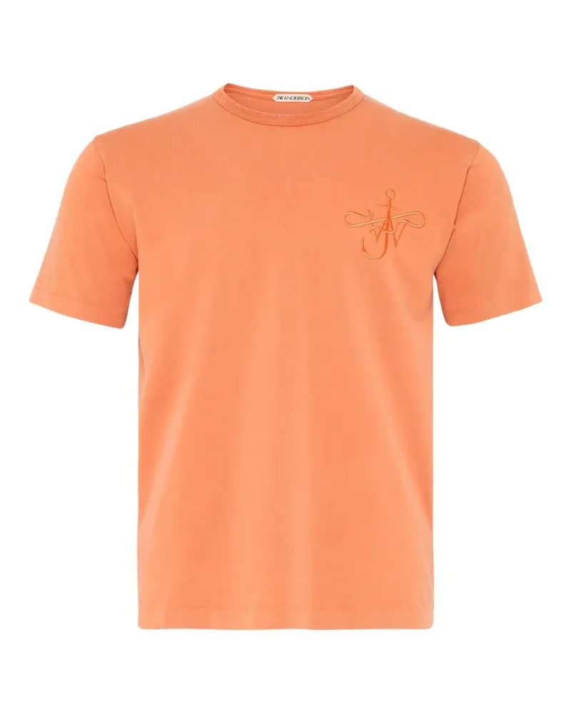 J.W.Anderson Ribbon T-Shirt mit Ankerstickerei - Orange Orange