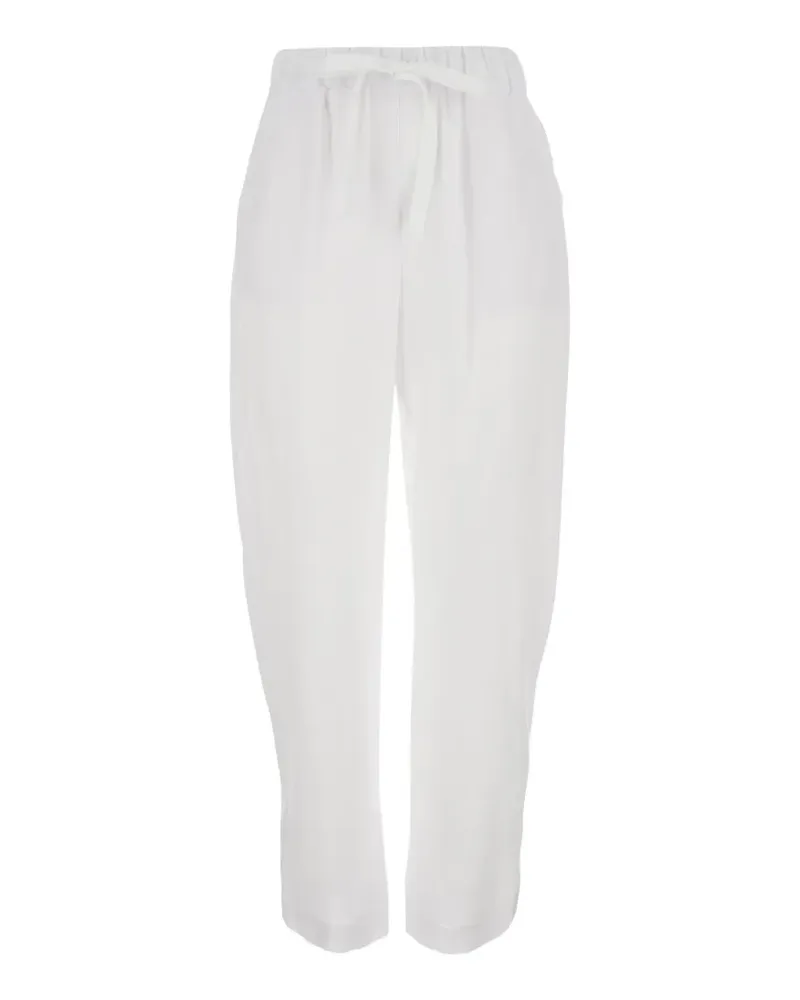 Semicouture drawstring trousers - Weiß Weiß