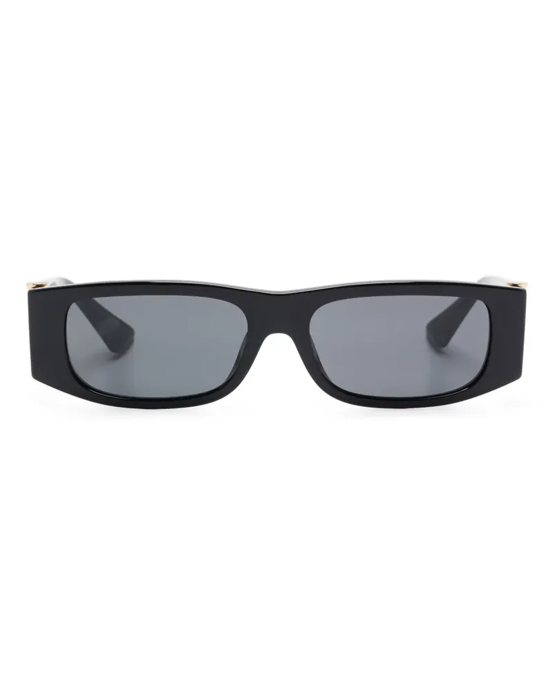 Versace Sonnenbrille mit Medusa-Schild - Schwarz Schwarz