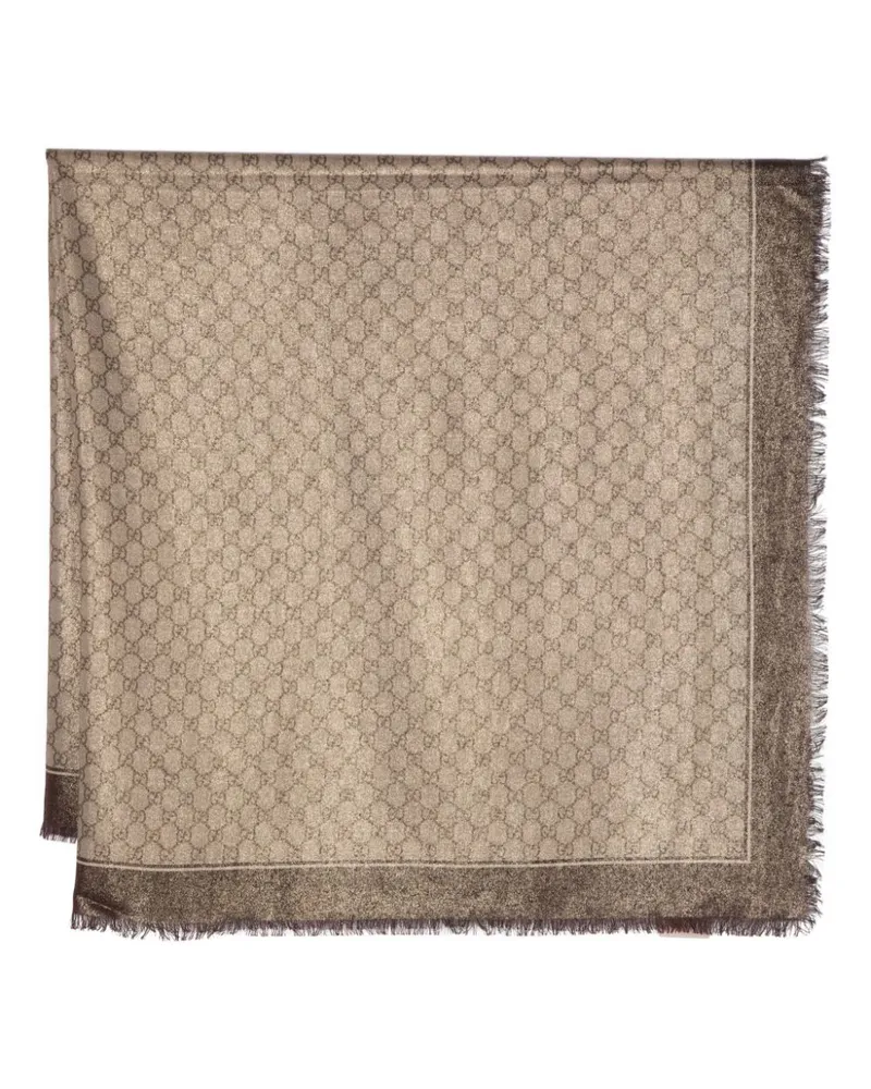 Gucci Schal aus GG-Jacquard - Nude Nude