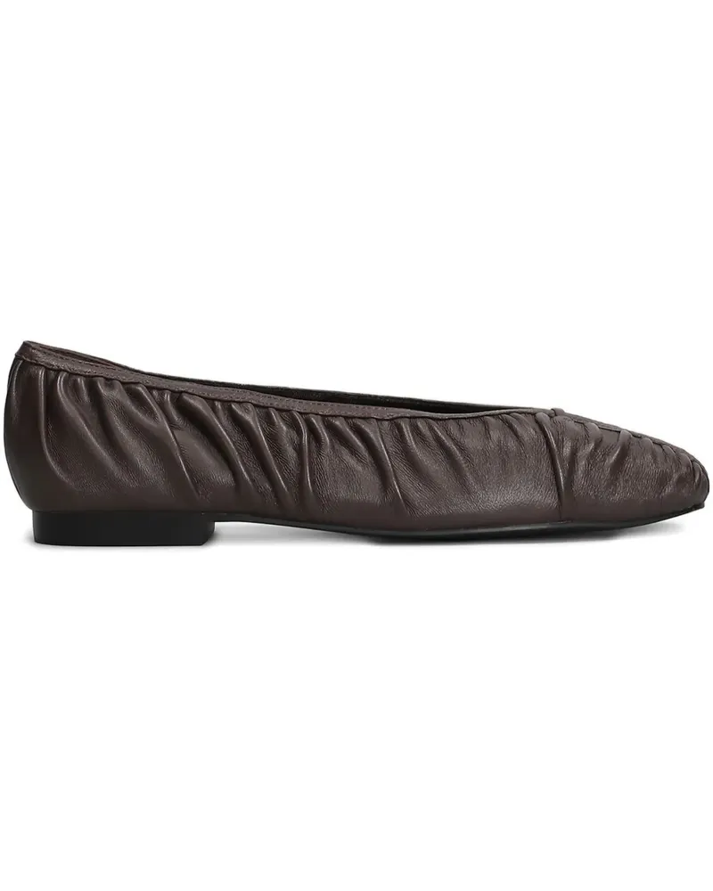 Bibi Lou ruched ballet flats - Braun Braun