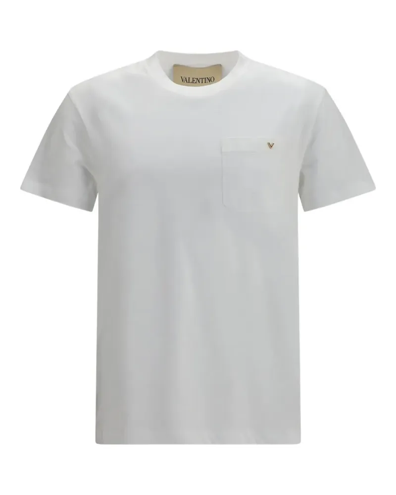 Valentino Garavani VLogo pocket T-shirt - Weiß Weiß