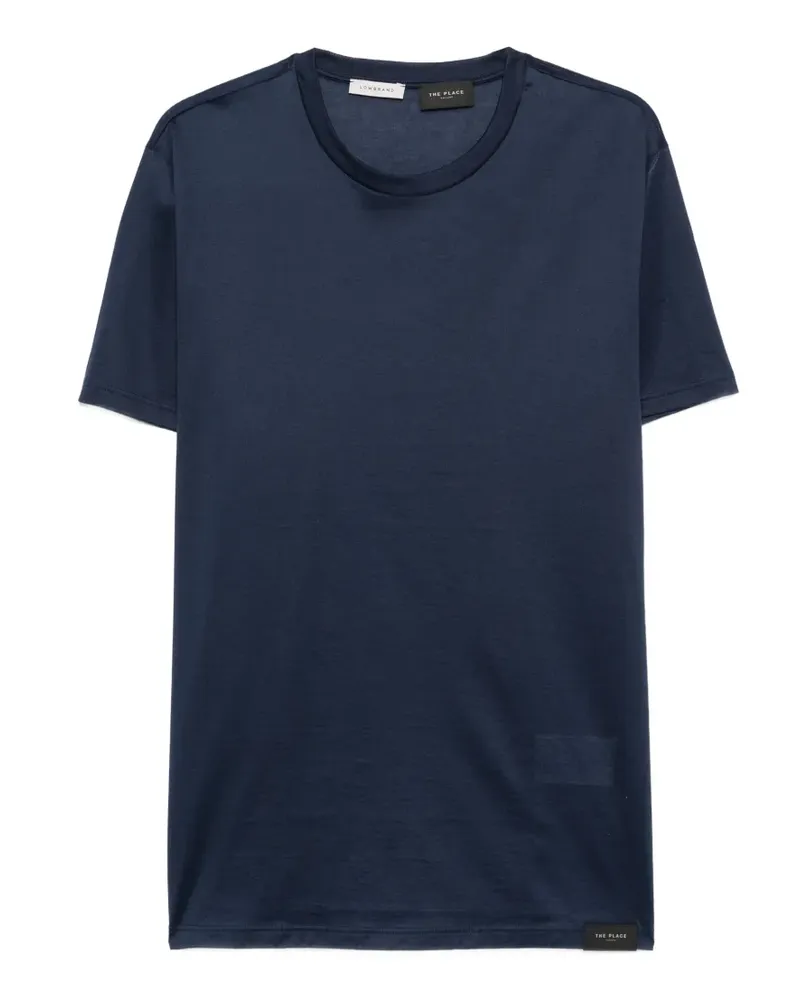 Low Brand x The Place Gallery T-Shirt mit rundem Ausschnitt - Blau Blau