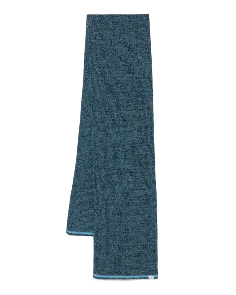 C.P. Company Gerippter Strickschal - Blau Blau