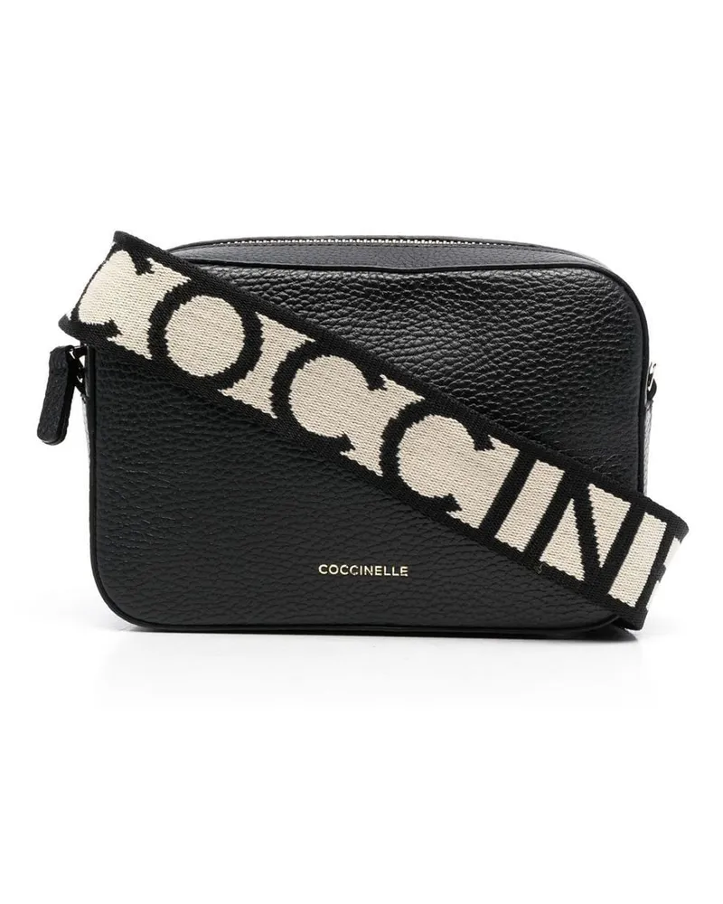 Coccinelle Tebe Schultertasche - Schwarz Schwarz
