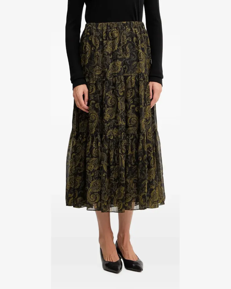Michael Kors Rock mit Paisley-Print - Schwarz Schwarz