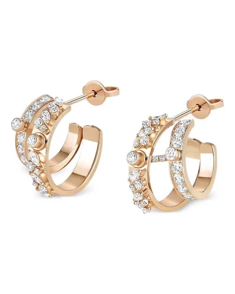 Nouvel Heritage Under the Stars Creolen mit Diamanten - Rosa Rosa
