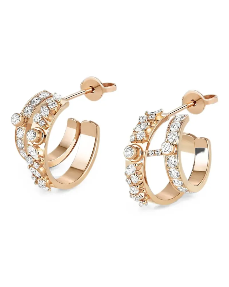 Nouvel Heritage Under the Stars Creolen mit Diamanten - Rosa Rosa