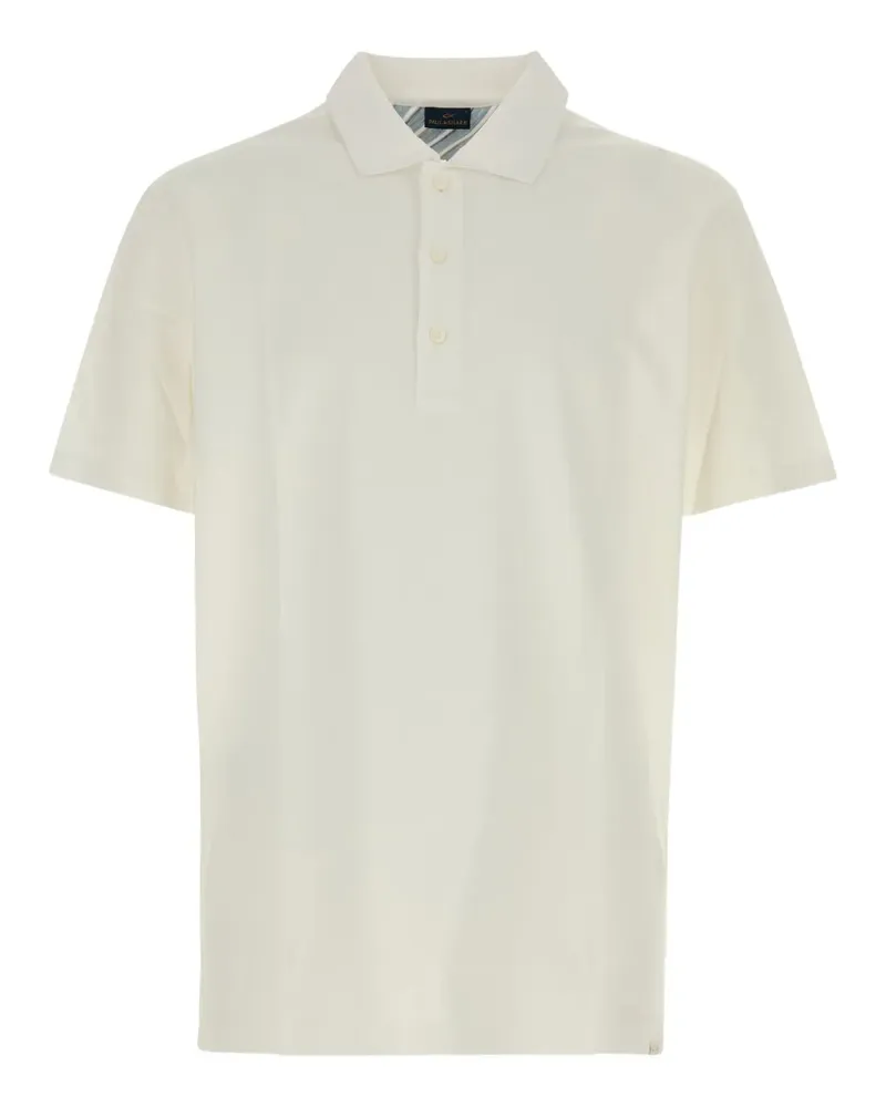 Paul & Shark Poloshirt mit kurzen Ärmeln - Weiß Weiß