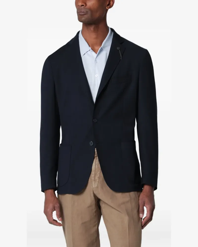 Biagio Santaniello single-breasted blazer - Blau Blau