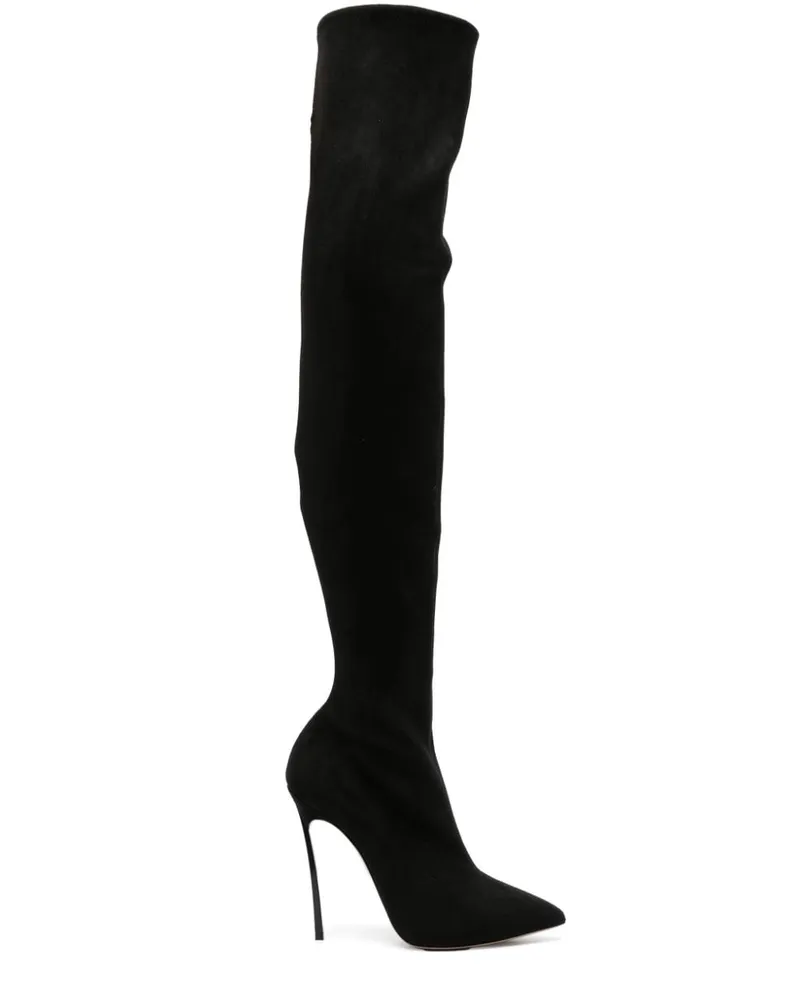 Casadei Julia Stiefel 100mm - Schwarz Schwarz