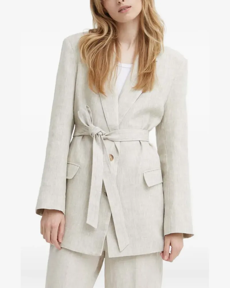 Alohas Gegurteter Blazer - Nude Nude