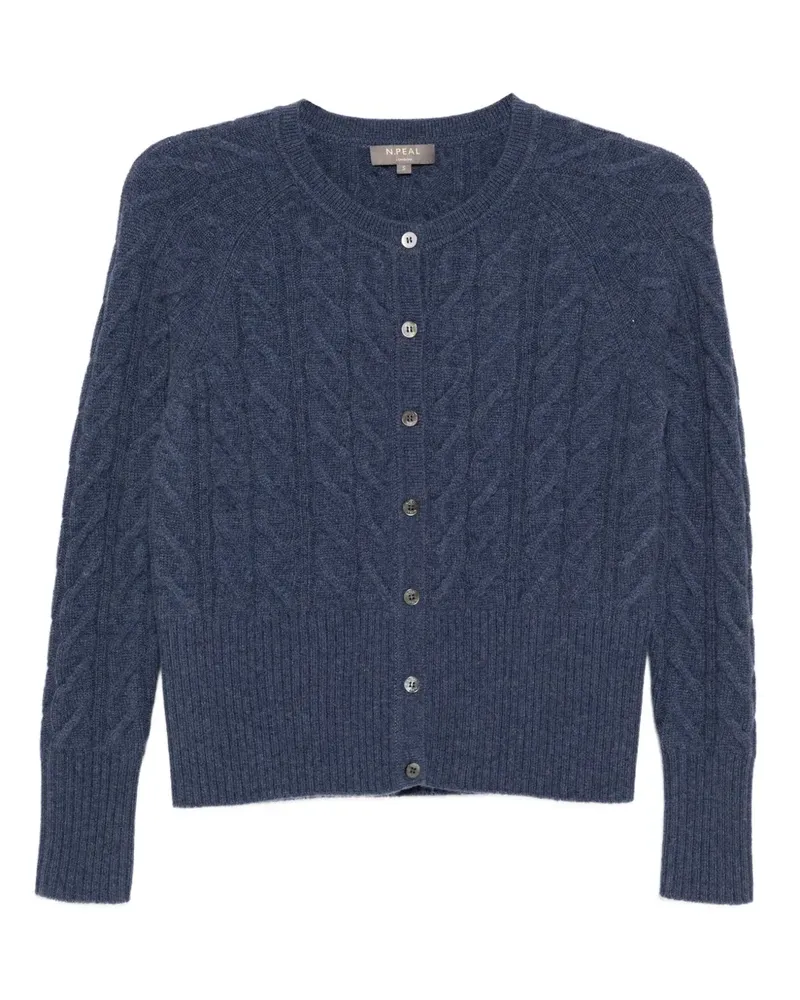 N.Peal Myla Cardigan - Blau Blau