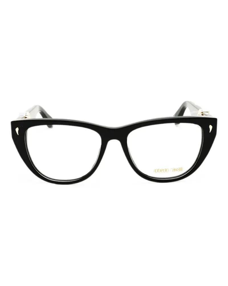 Roberto Cavalli round-frame glasses - Schwarz Schwarz
