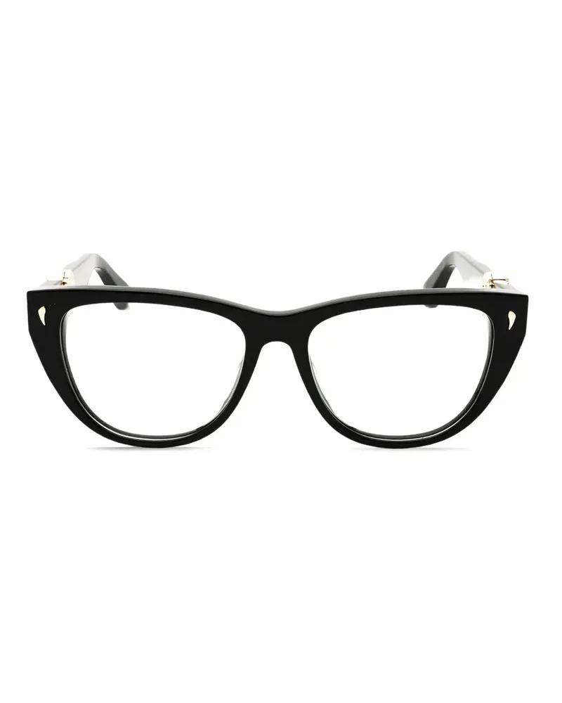 Roberto Cavalli Brille mit rundem Gestell - Schwarz Schwarz