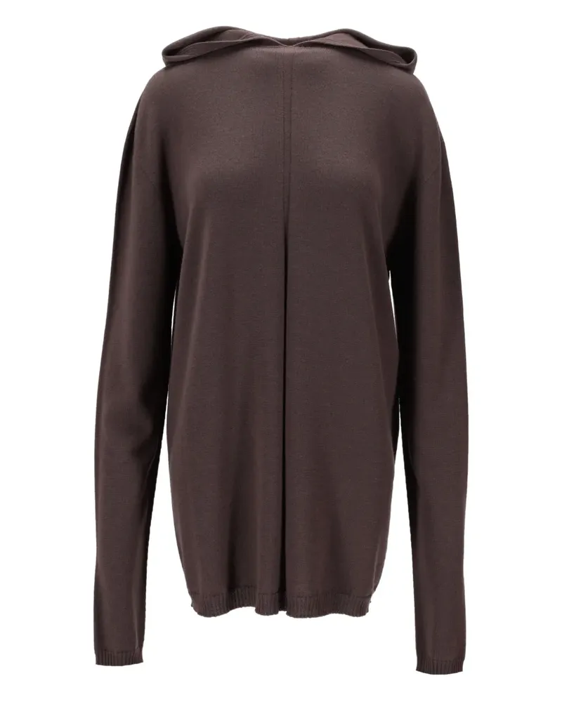 Rick Owens Hoodie mit Kapuze - Braun Braun