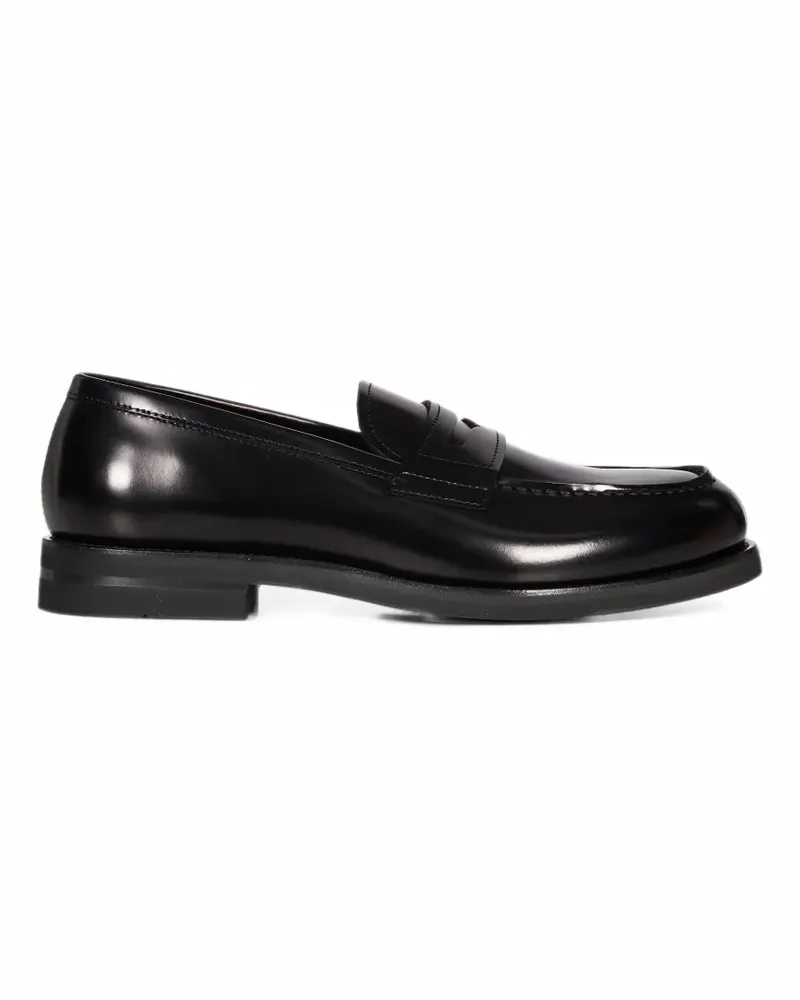 Henderson Iconic Penny Loafer aus Leder - Schwarz Schwarz
