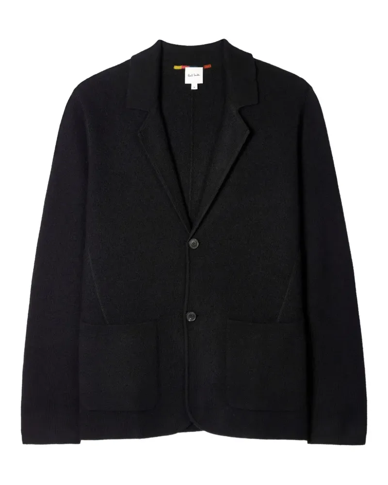Paul Smith Stricksakko aus Merinowolle - Schwarz Schwarz