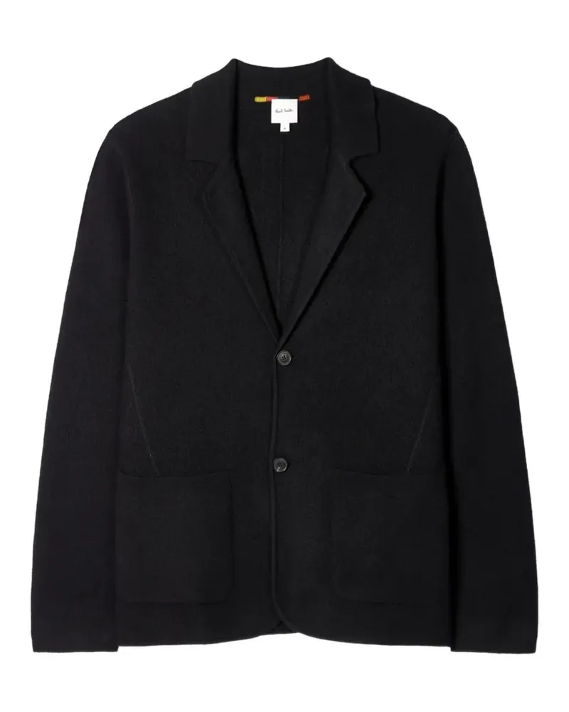 Paul Smith Stricksakko aus Merinowolle - Schwarz Schwarz